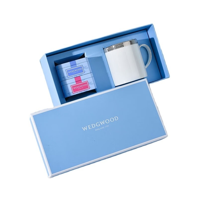 Überraschen Sie Ihre Kunden mit diesem Platin Spitze Becher und tragbaren Teeglas Geschenk-Box Set