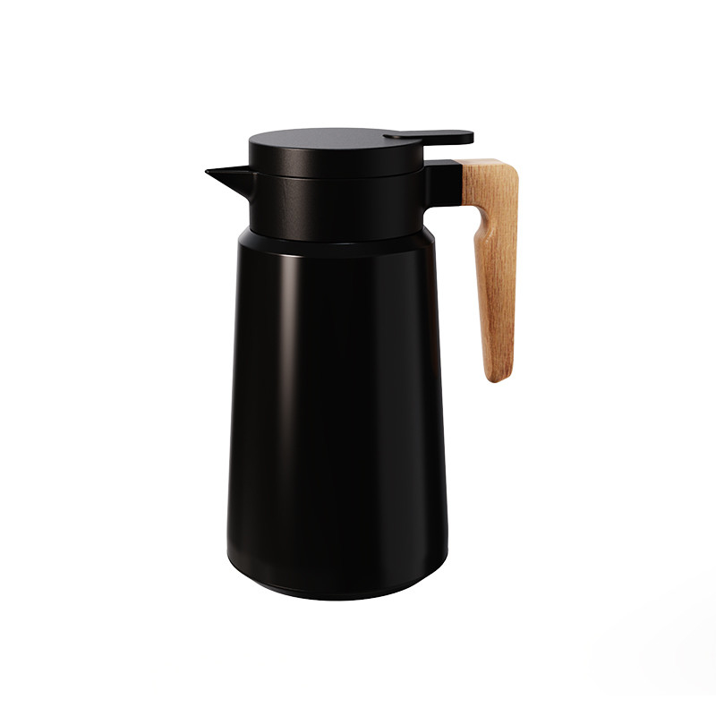 Hydratisieren Sie sich bei der Arbeit mit Nordic Style Holzgriff Isolierter Kessel Große Kapazität