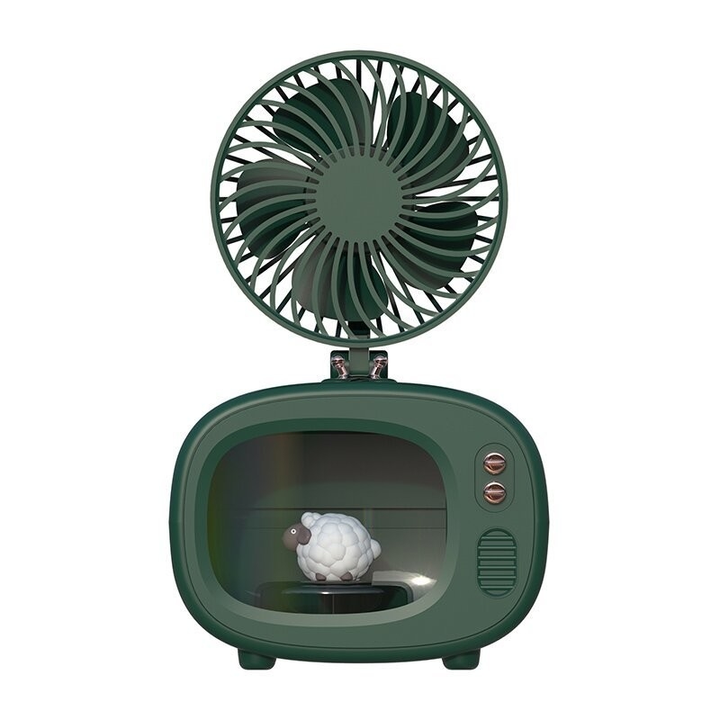 Sommergeschenk für die Landwirtschaft Kleiner Ventilator TV-Feuchtigkeitsbefeuchter Multifunktionales und hübsches Design