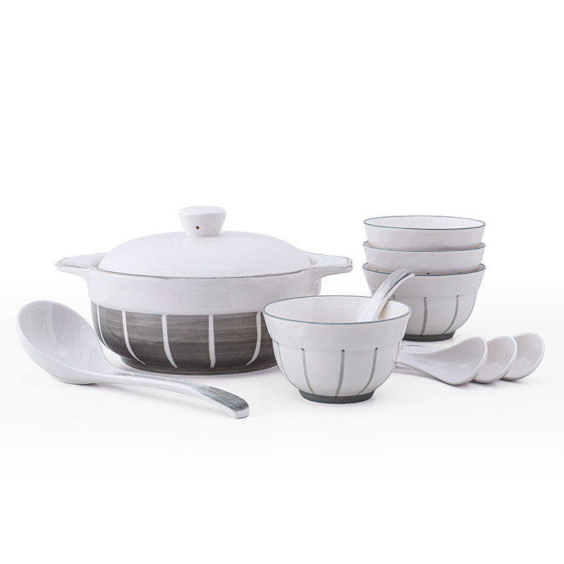 PHMI Perfekt 4,5-Zoll-Keramik-Suppenschüssel Set 1 Farbdruck für Grafiken Jahresgeschenk